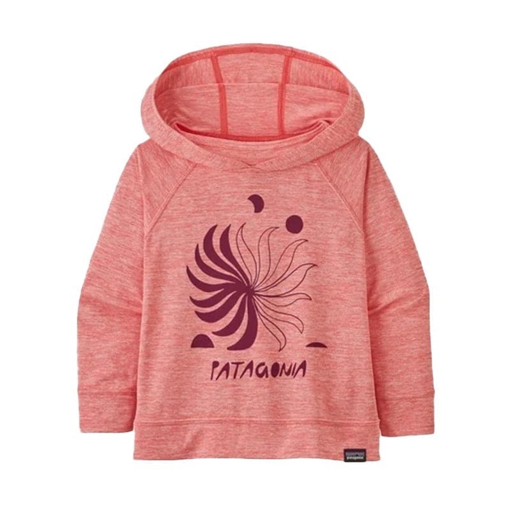 Patagonia- Capilene Cool Daily Hoody, Coral, 3T